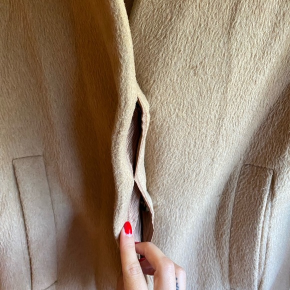 Wool and Cotton Pea Coat - Picture 7 of 9